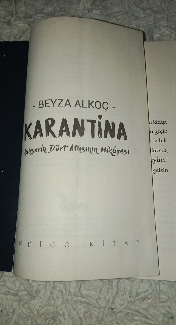 Beyza Alkoç - Karantina Romanı - Görsel 3
