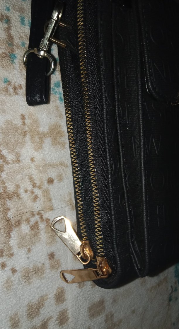 Siyah Deri Kadın Çapraz Çanta - Görsel 2