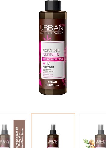 Urban Argan Oil & Keratin Saç Bakım Kremi