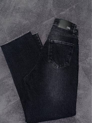 Zara siyah straght jean