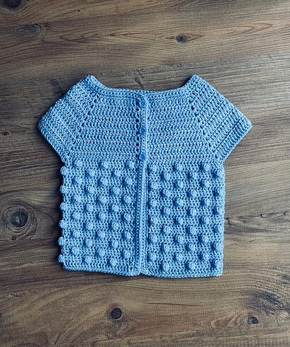 Diğer El örgüsü bebek yeleği