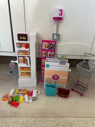 Barbie market seti