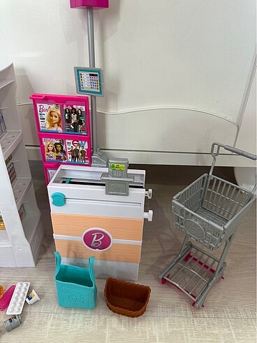  Beden Renk Barbie market seti