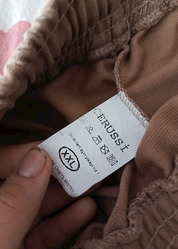 Pastel Kahverengi Rahat Şort - Görsel 3