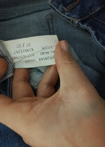 Kadın Lacivert Midi Denim Pantolon - Görsel 5