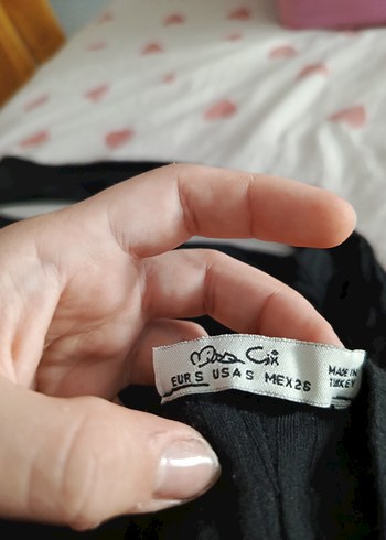 Uzun Kollu Siyah Örgü Fit Triko - Görsel 4