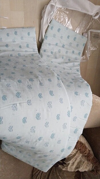 Beşik koruyucu yanliklar su yeşili  - Görsel 5