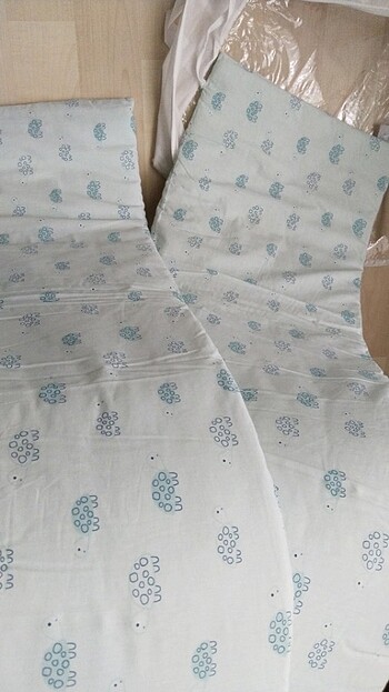 Beşik koruyucu yanliklar su yeşili  - Görsel 6