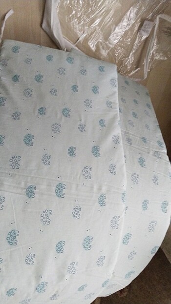 Beşik koruyucu yanliklar su yeşili  - Görsel 9