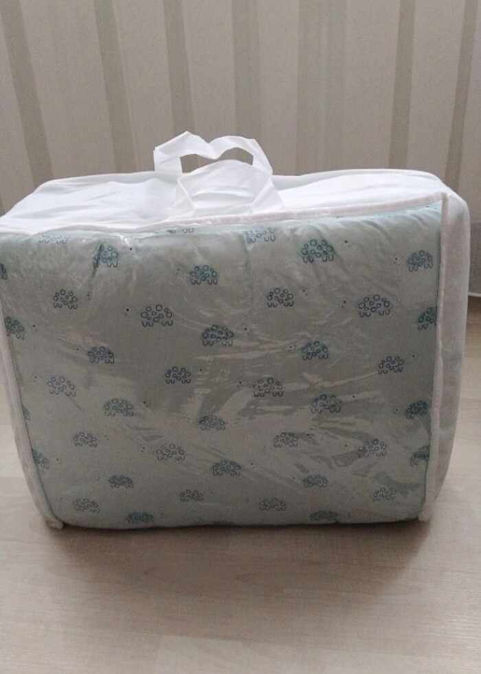 Beşik koruyucu yanliklar su yeşili  - Görsel 2