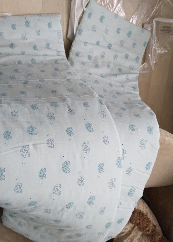 Beşik koruyucu yanliklar su yeşili  - Görsel 5