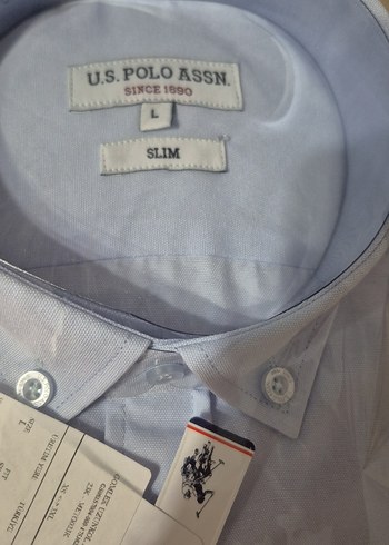 l Beden U.S. Polo Assn. Erkek Gri Uzun Kollu Gömlek