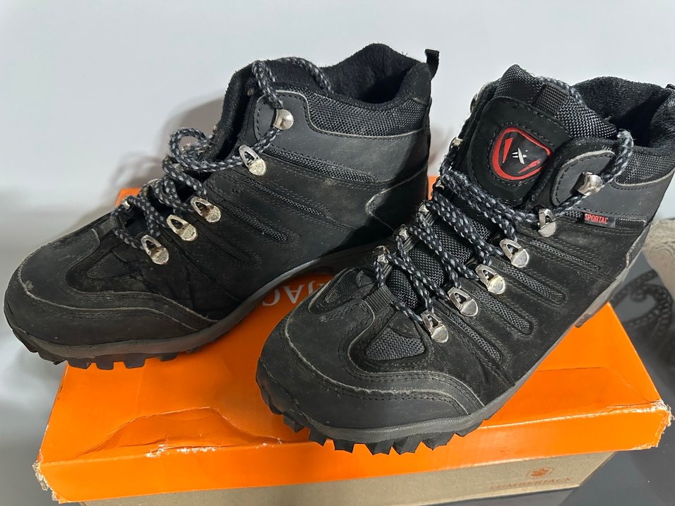 Siyah Bağcıklı Erkek Outdoor Bot - Görsel 2