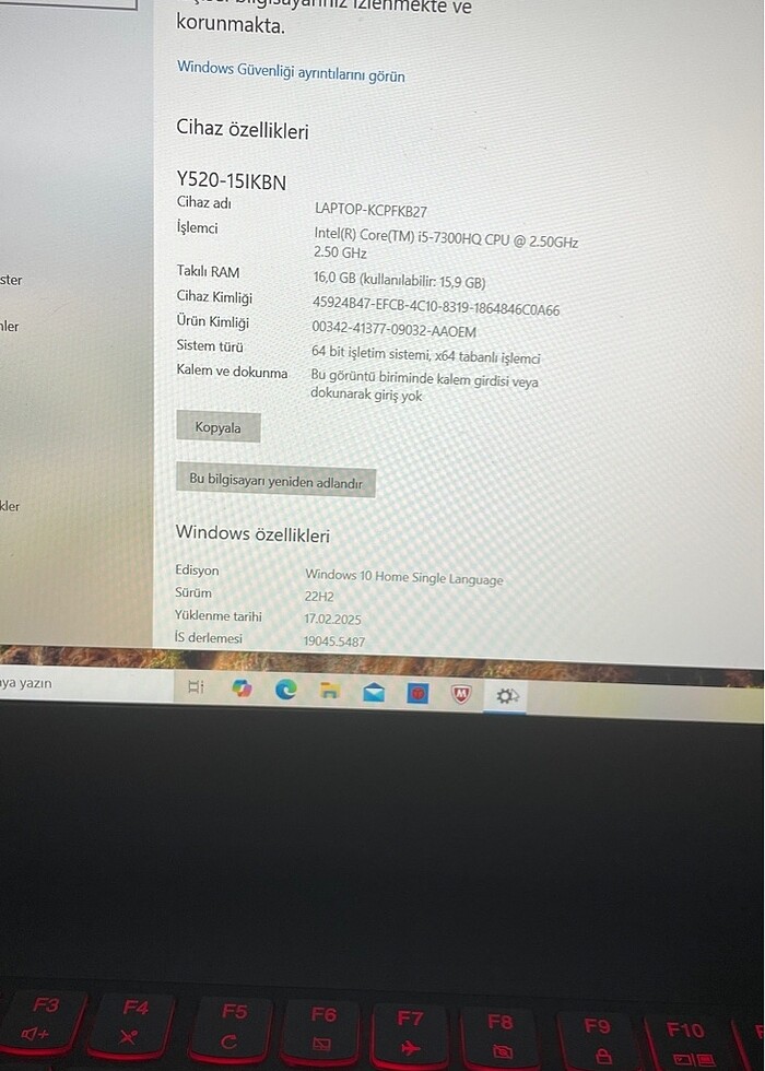 lenovo legion y520 - Görsel 5