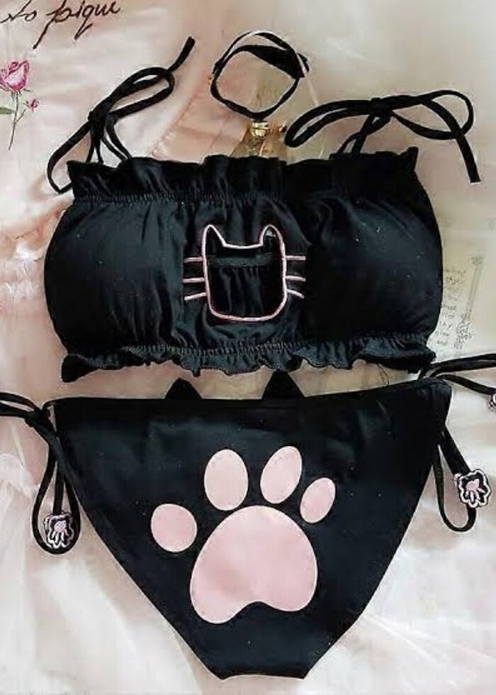 Neko Kedi Kız Fantezi Kostümü - Görsel 2