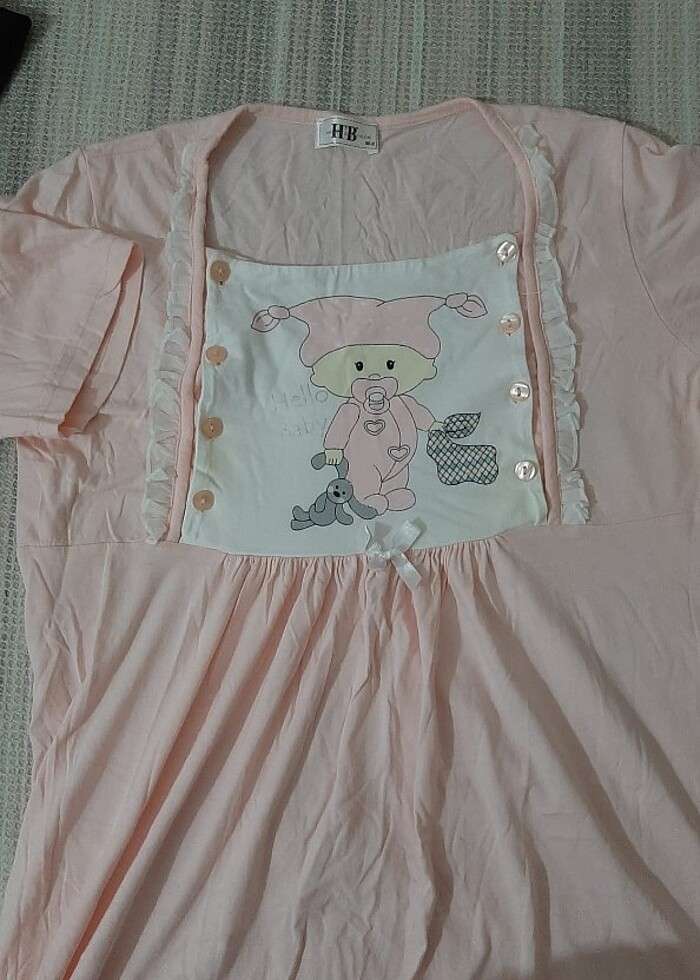 Hamile gecelik elbise - Görsel 2