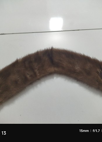 Gerçek vizon kürk yakalik - Görsel 5