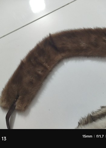 Gerçek vizon kürk yakalik - Görsel 6