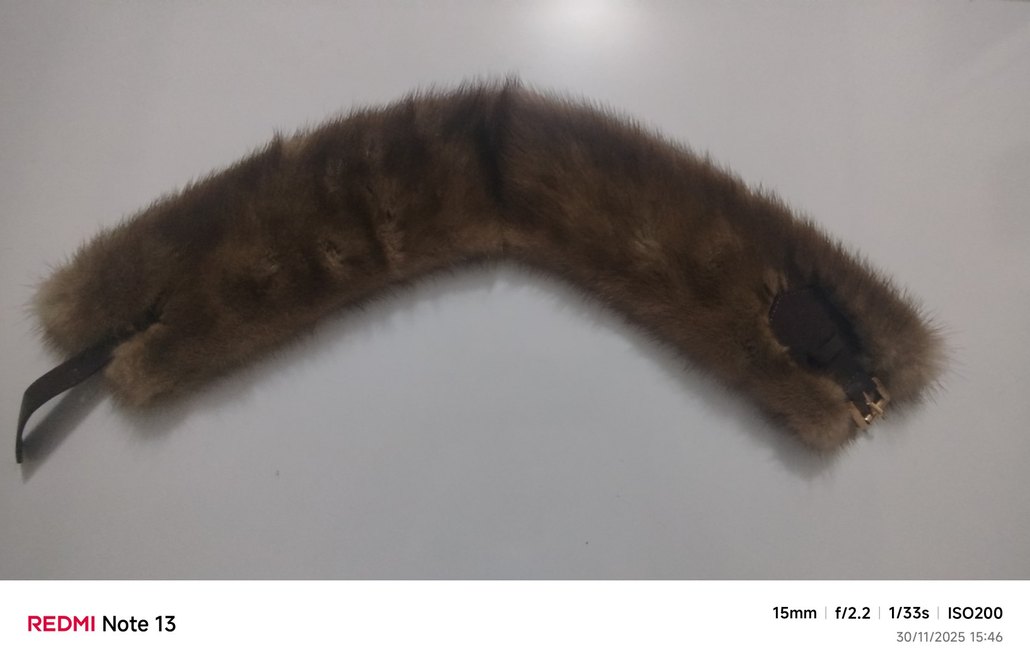 Gerçek vizon kürk yakalik - Görsel 4