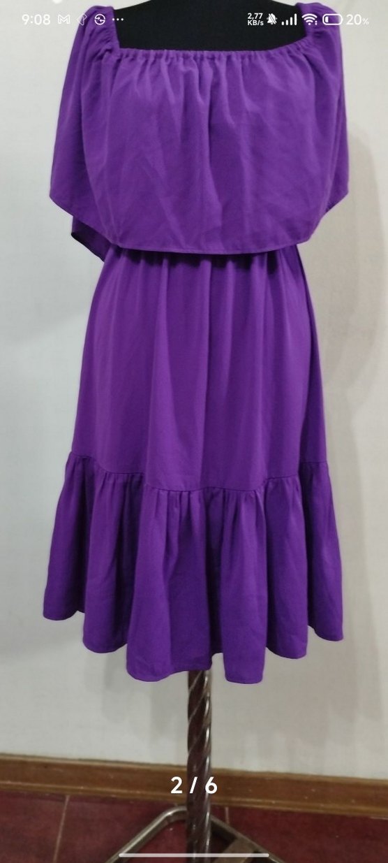 Mor elbise - Görsel 3
