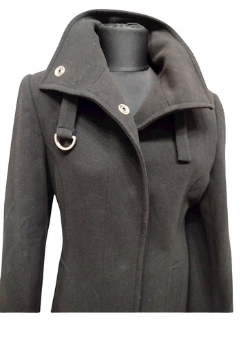 Siyah  Kadın Kaban - Görsel 2