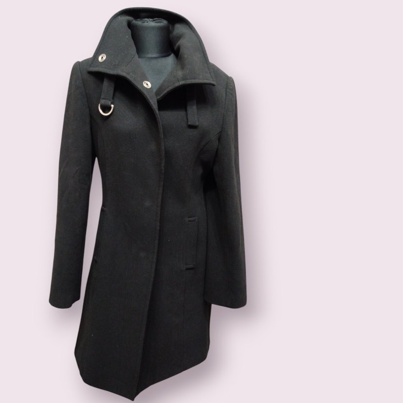 Siyah  Kadın Kaban - Görsel 5