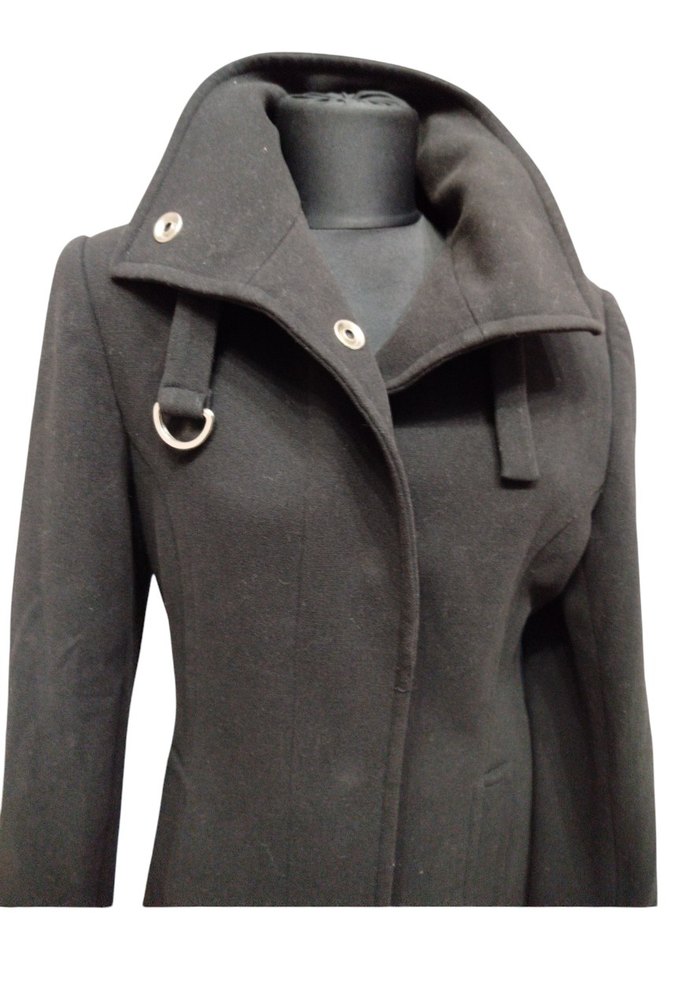 Siyah  Kadın Kaban - Görsel 2