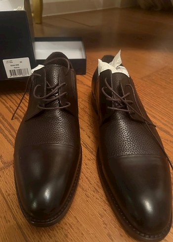 Kahverengi Deri Erkek Klasik Ayakkabı - Görsel 6