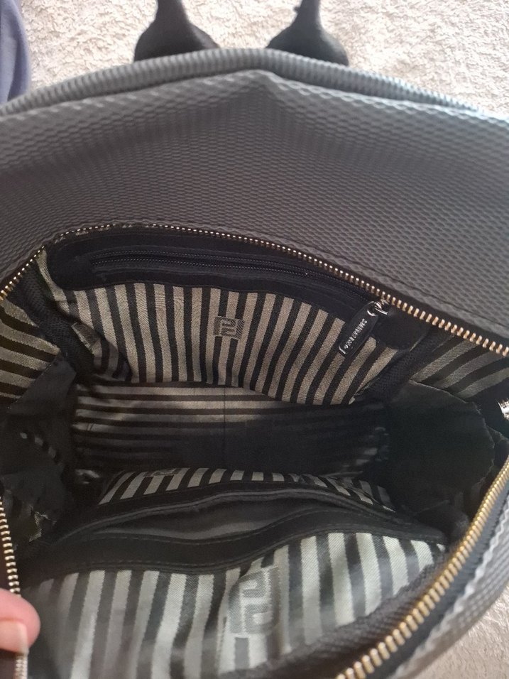 Gri Kadın Sırt Çantası - Görsel 2