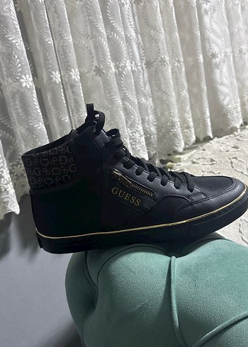Guess Siyah Deri Sneaker