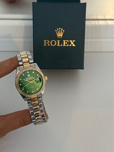 BAYAN ROLEX SAAT PREMİUM YEŞİL