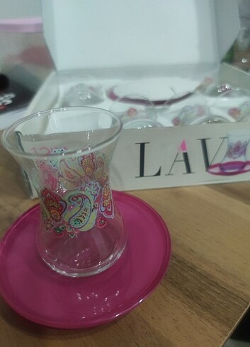 Lav çay bardağı  - Görsel 2