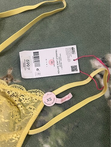 xs Beden sarı Renk Bralet