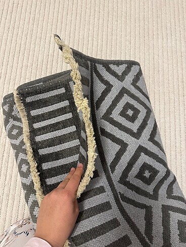 Çift yünlü kilim halı - Görsel 3