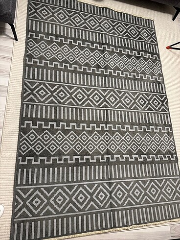 Çift yünlü kilim halı - Görsel 4