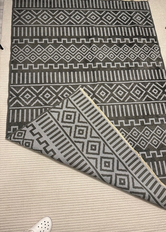 Çift yünlü kilim halı - Görsel 2