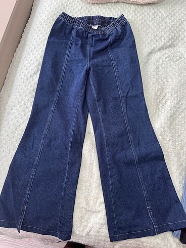 Beli lastikli kot pantolon