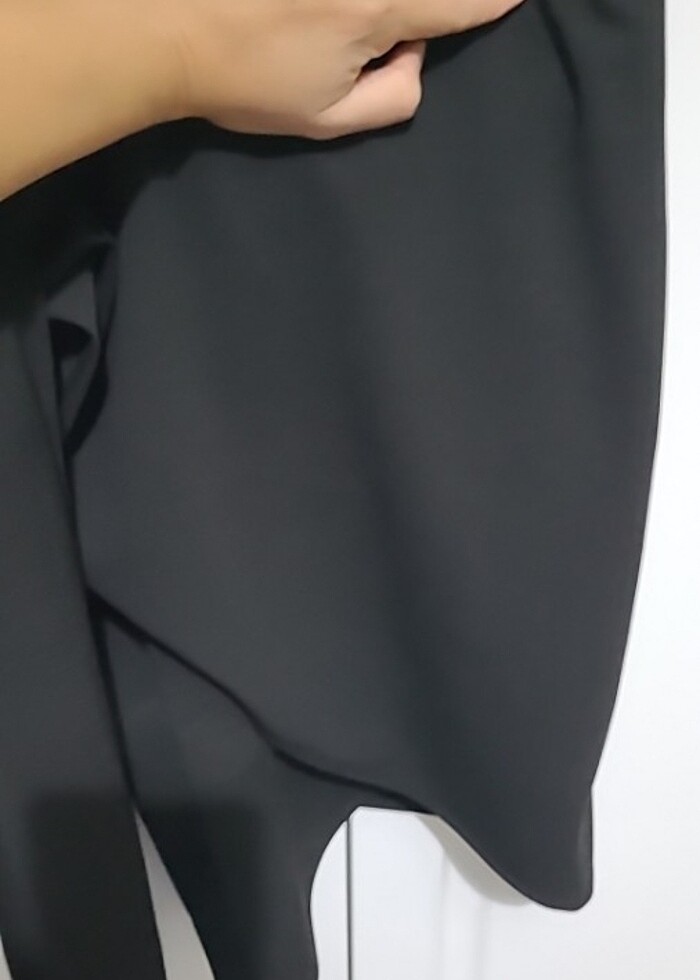 Siyah elbise tek omuz  - Görsel 2