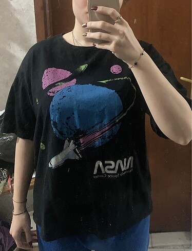 Nasa yazılı tişört