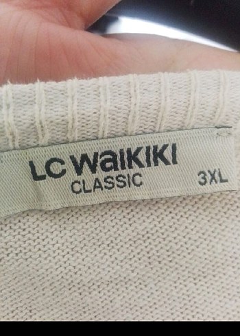 LC Waikiki 3 XL beden LCW Waikiki marka Bej Düğmeli Midi Bayan Triko Hırka