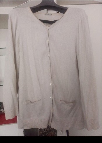 xxl Beden gri Renk 3 XL beden LCW Waikiki marka Bej Düğmeli Midi Bayan Triko Hırka