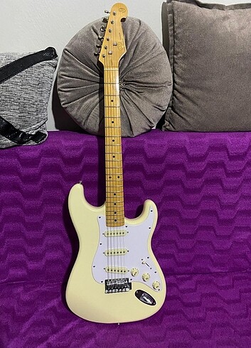 Elektro Gitar..SX Stratocaster SST57 Vintage White