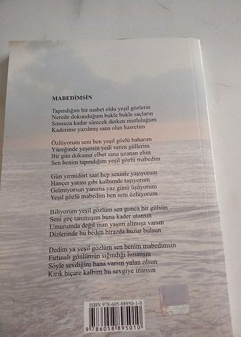 ŞİİR KİTABI...Mabedimsin - Dr. Ahmet Kavak...98 sayfa - Görsel 2