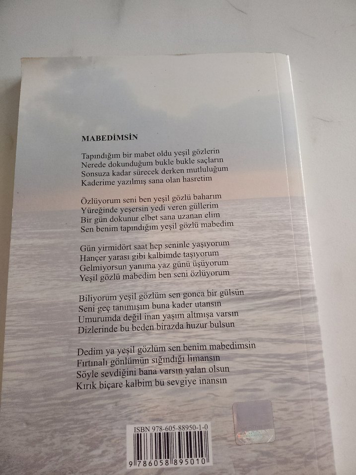 ŞİİR KİTABI...Mabedimsin - Dr. Ahmet Kavak...98 sayfa - Görsel 2