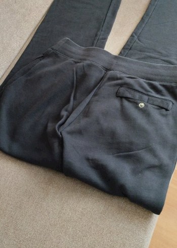 Siyah Rahat Kesim Spor Unisex Eşofman Altı - Görsel 5