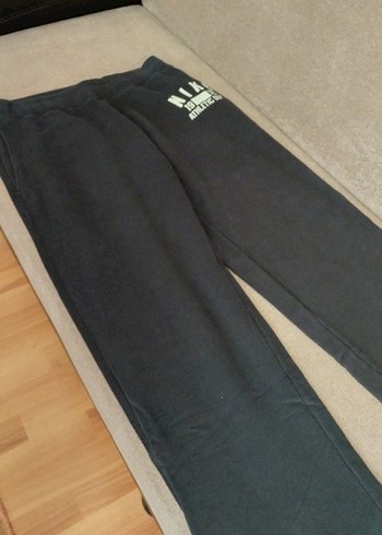 Siyah Rahat Kesim Spor Unisex Eşofman Altı - Görsel 2
