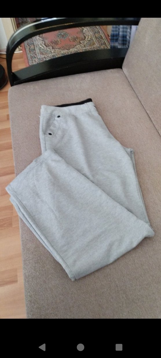 XXL beden Açıkrenk Kadın Salaş Eşofman Altı - Görsel 5