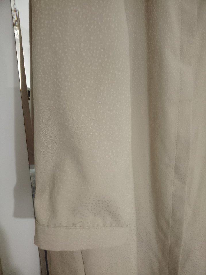 LCW Grace marka 46 beden Haki Yaka Krem rengi Salaş Gömlek-Tunik - Görsel 5