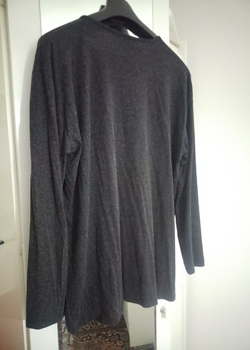 ASM collectionXXL beden Antresit renk Baskılı Triko Kazak - Görsel 7