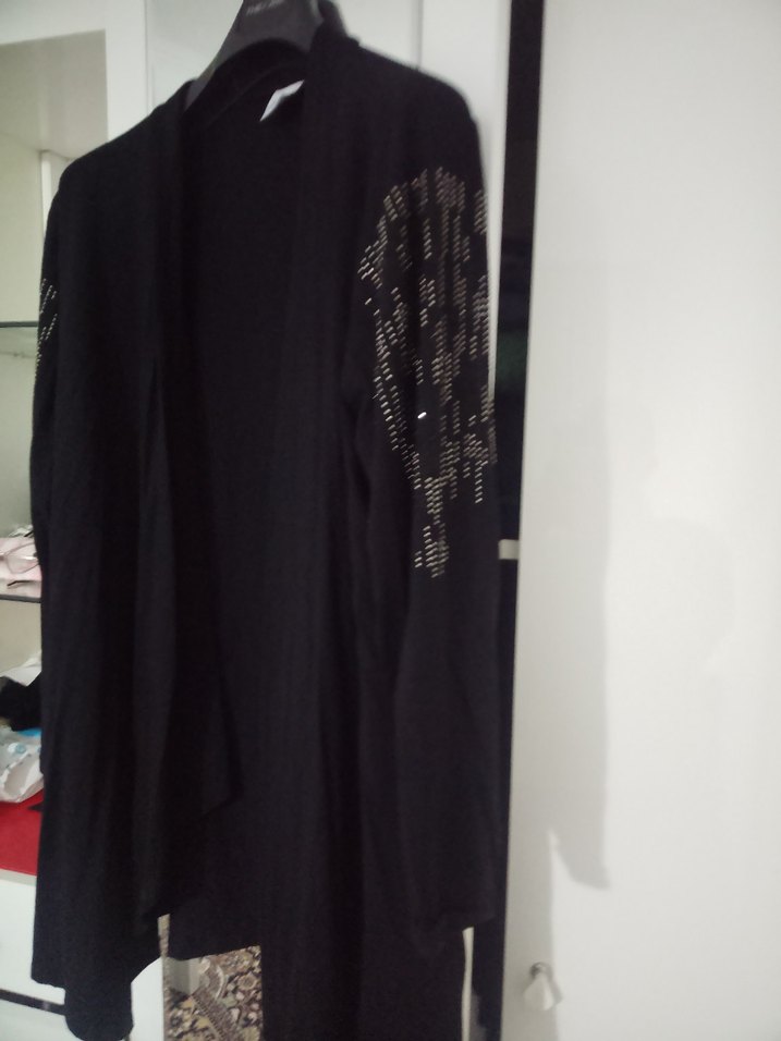 Shine collection XL beden Siyah Çok Şık, Likralı Kadın Tunik - Görsel 4